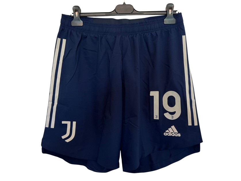 Bonucci's Juventus Match-Issued Shorts, 2020/21