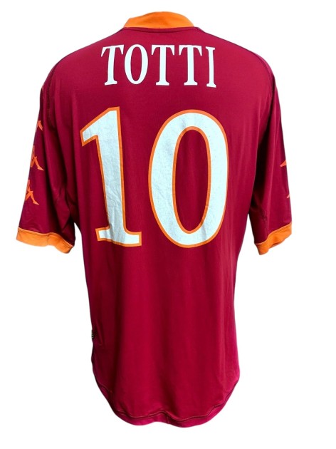 Totti's Roma Match-Issued Shirt, 2010/11