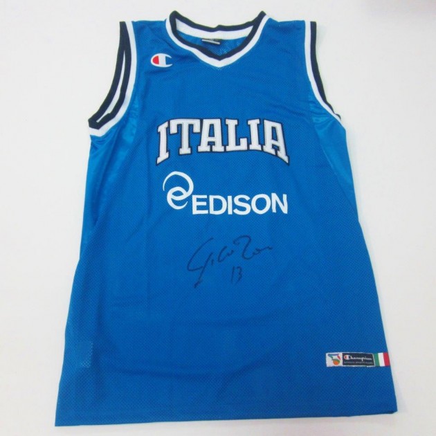 Gigi Datome's autographed Italian National shirt