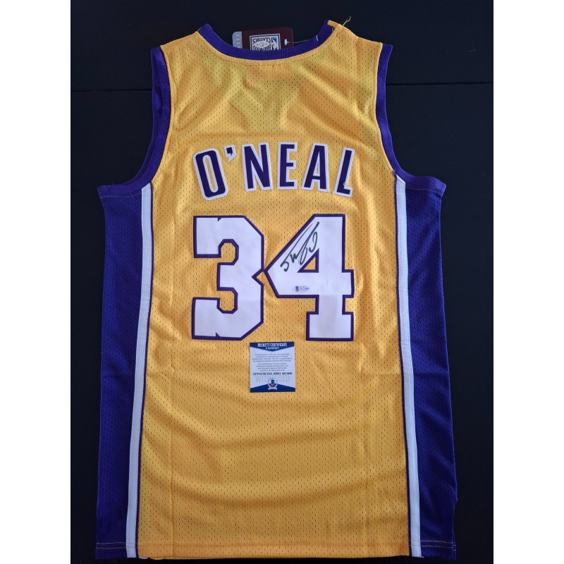 Maglia firmata da Shaquille O'Neal per i Lakers
