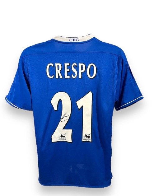 Replica della maglia del Chelsea 2003/05 firmata da Hernan Crespo