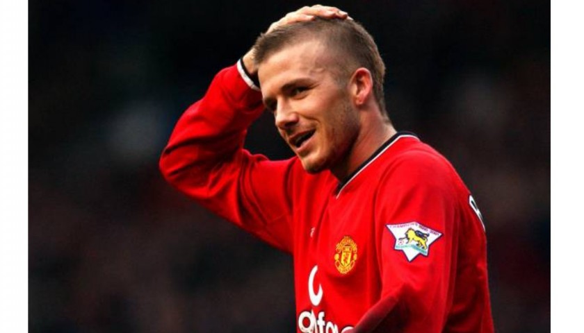 Maglia ufficiale Beckham Manchester United, 2001/02 - Autografata