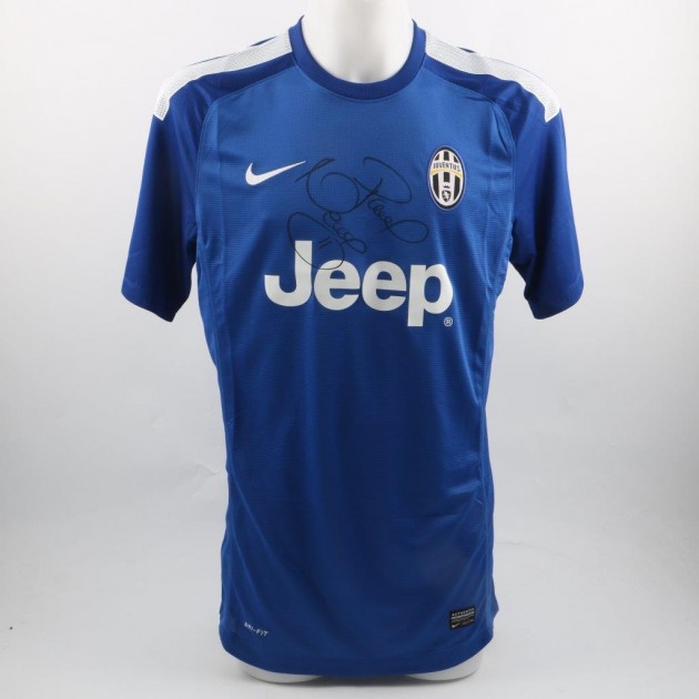 Juventus 14/15 training shirt, signed by Pavel Nedved