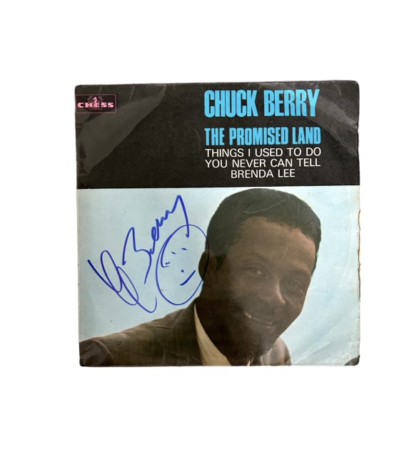 Vinile 45 di Chuck Berry The Promised Land - Autografato - CharityStars