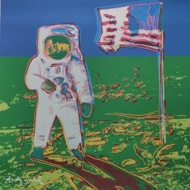 "Moonwalk" Lithograph Signed by Andy Warhol 