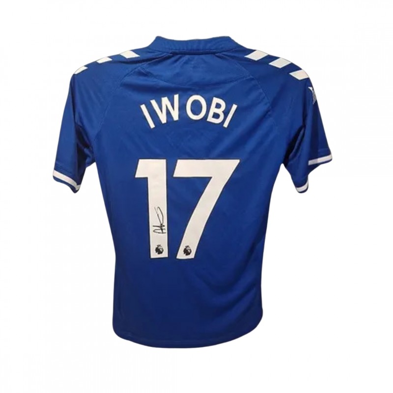 Alex Iwobi's Everton 2021/22 Official Signed Shirt
