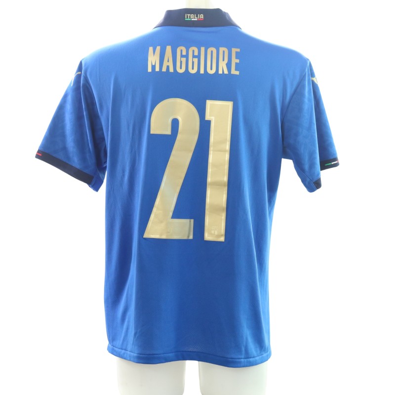 Maggiore's Italy Match-Issued Shirt,2020