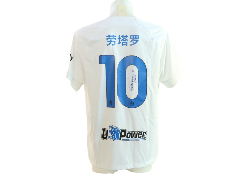 Lautaro Signed Official Inter Milan Shirt, 2023/24 "Chinese New Year" Edition