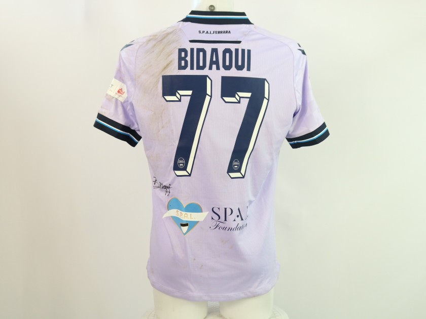 Bidaoui's Signed Unwashed Kit, SPAL vs Pescara 2024 - "LILT" Patch