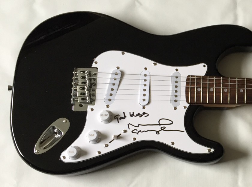Electric Guitar Signed by Noel Gallagher of Oasis