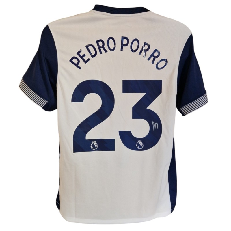 Pedro Porro's Tottenham FC 2024/25 Signed Replica Shirt