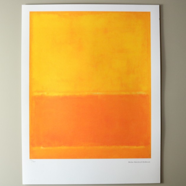Mark Rothko Signed Offset Lithograph