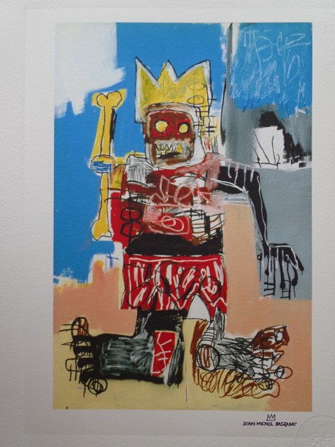 Jean Michel Basquiat "Untitled (Yellow Bone King)"