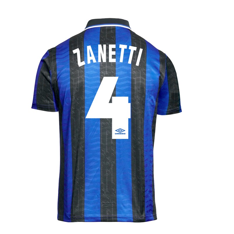 Maglia Inter 1997/98 Zanetti - Autografata con dedica personalizzata