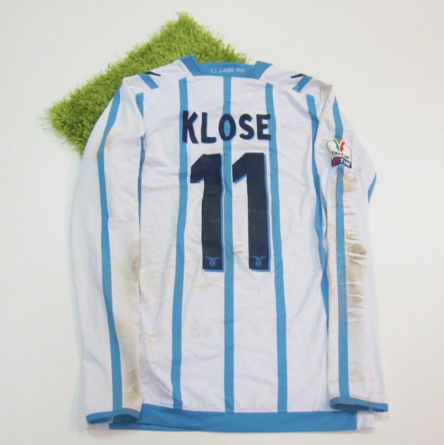 Klose match worn shirt, Milan-Lazio Tim Cup 2014/2015 - unwashed