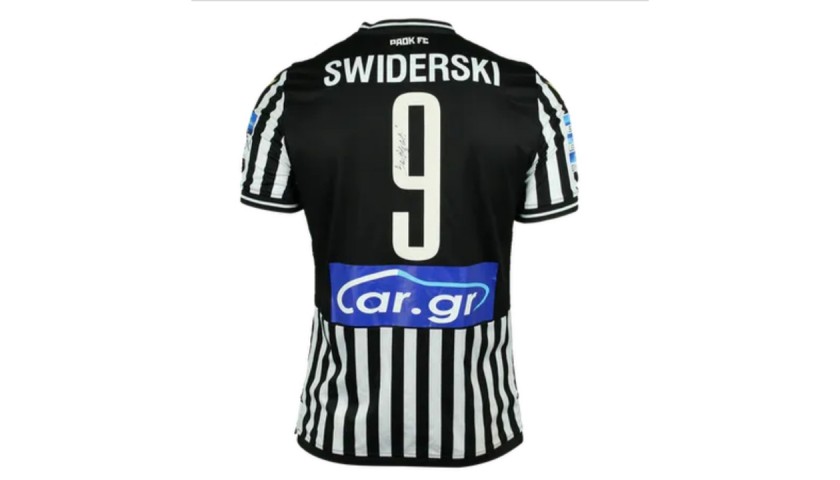 Świderski's PAOK Match Worn Shirt