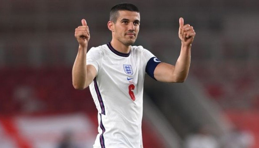 Conor Coady's England 2021 Signed Shirt