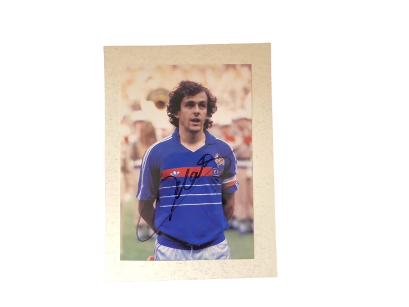 Photograph Signed by Michel Platini