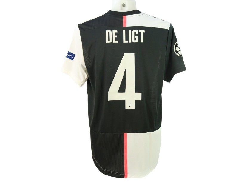 De Ligt's Juventus Match-Issued Shirt, UCL 2019/20