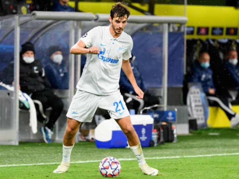 Erokhin's Zenit Saint Petersburg Match Shirt, UCL 2020/21