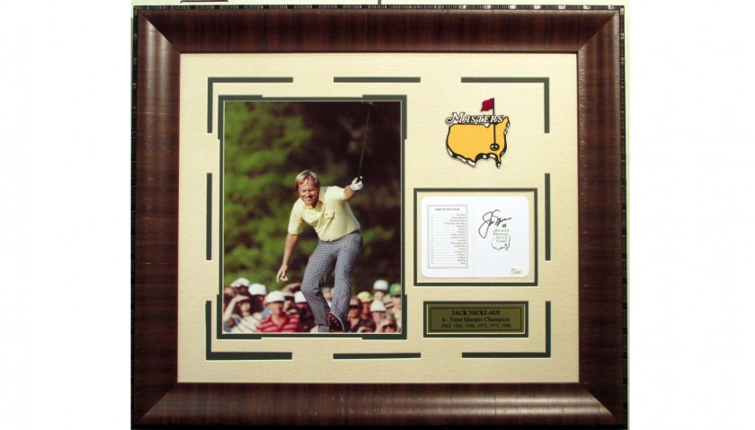 Jack Nicklaus Hand Signed Masters Photograph 