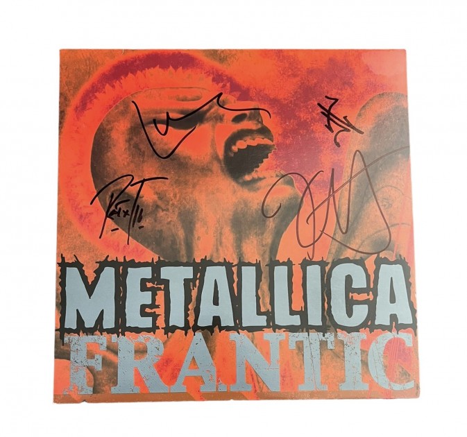 Vinile 12 dei Metallica Frantic in edizione limitata - Autografato -  CharityStars