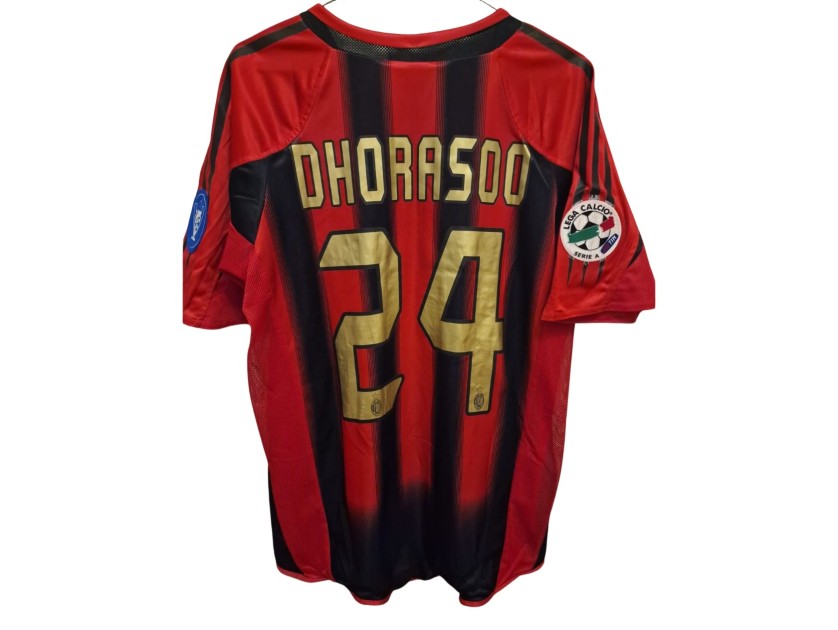 R - Dhorasoo Milan Match-Issued Shirt, 2004/05 
