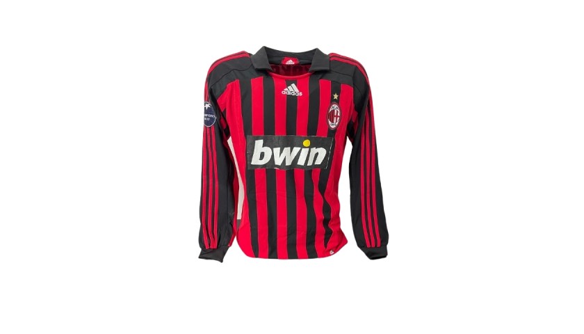 Kaka Jersey AC Milan 06-07 Retro Football Jersey Champions League RED /  BLACK S