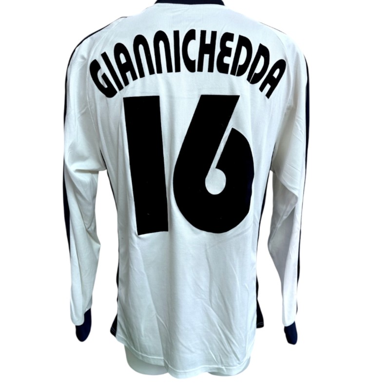 Giannichedda's Match-Worn Shirt, Lazio vs Juventus Italian Cup 2004 Final