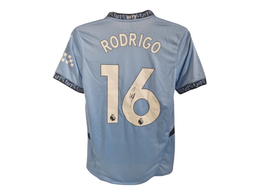 Rodrigo's Manchester City 2024/25 Signed Replica Shirt