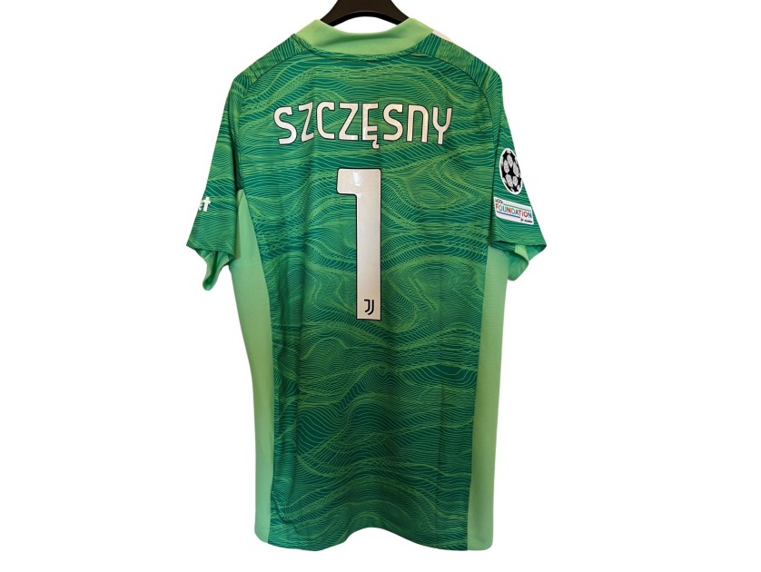 Szczesny's Juventus Match-Issued Shirt, 2021/22