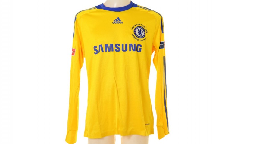 Chelsea Essien Jersey Shirt Kit Adidas Yellow Third #5 M 2008 2009