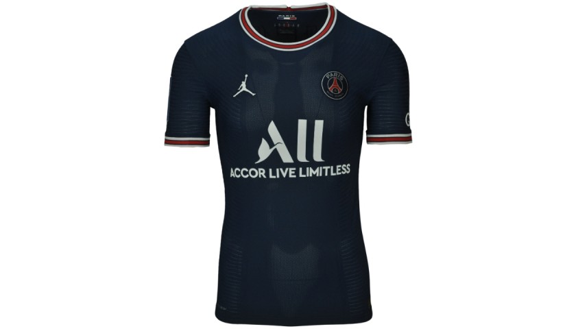 Mbappe's PSG Signed Match Shirt, 2021/22 - CharityStars