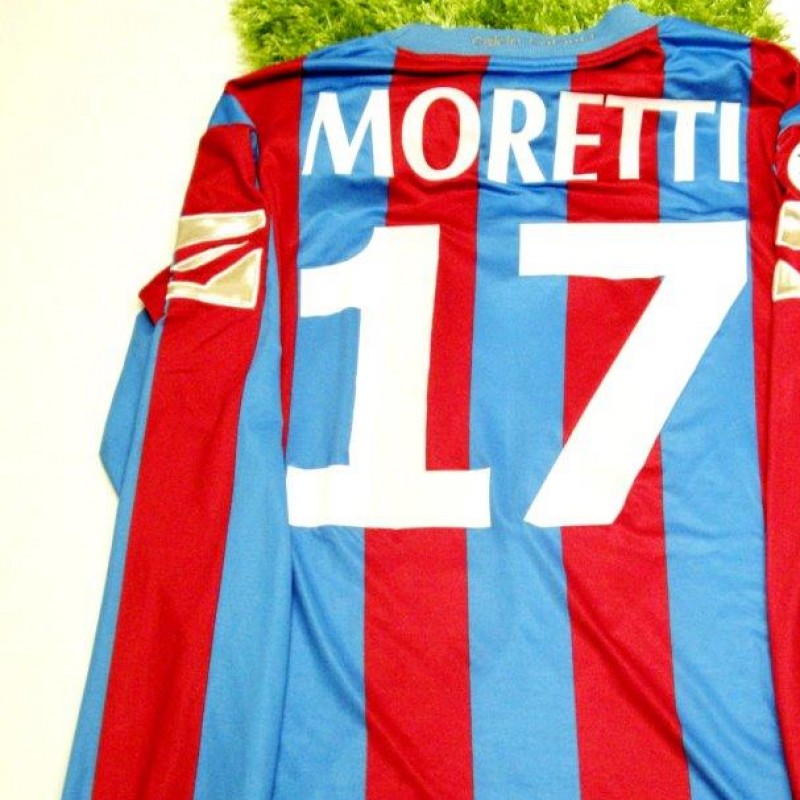 Maglia del Catania indossata da Moretti, Serie A 2009/2010