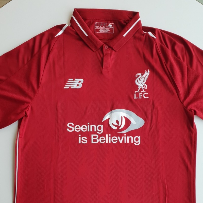 Match-Issued 2018/19 LFC Home Shirt signed by Joel Matip