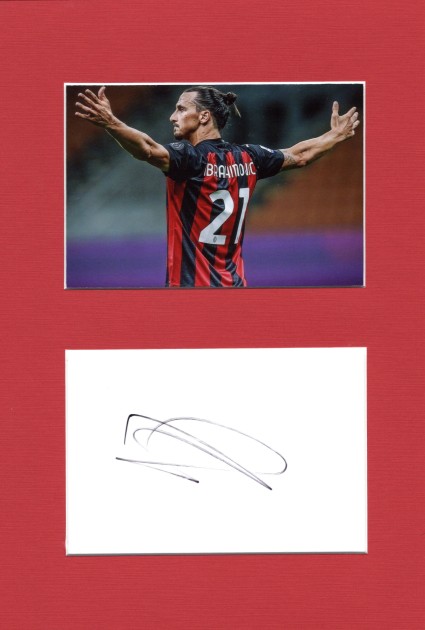 Autograph of Zlatan Ibrahimović