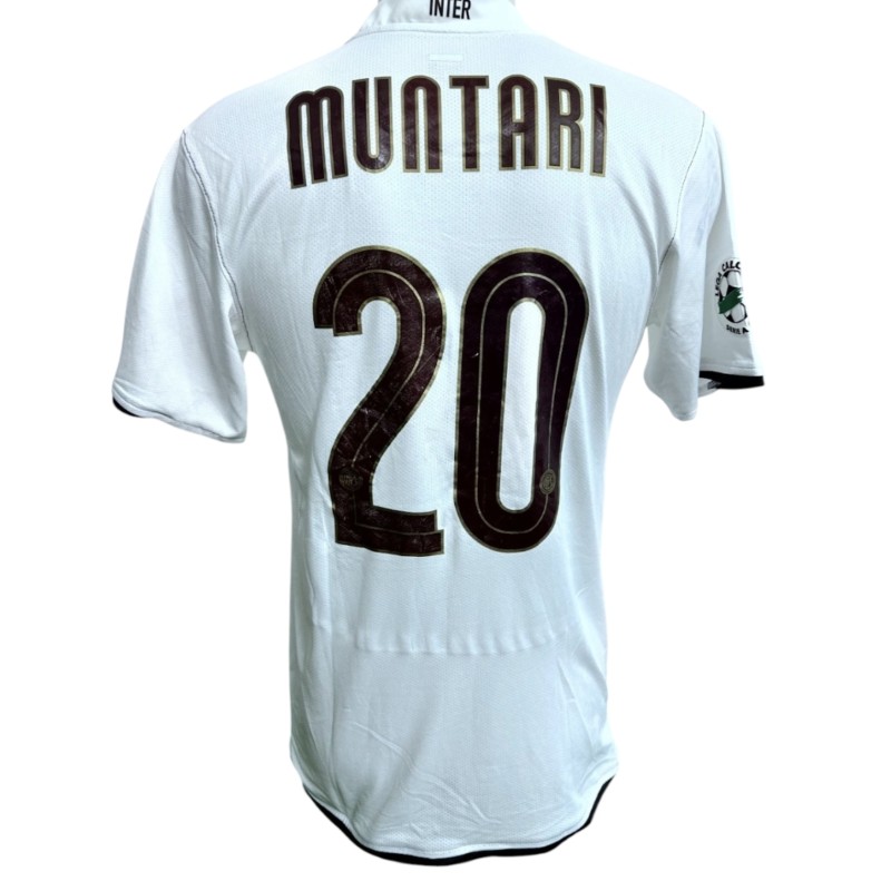 Muntari's Inter Match-Worn Shirt, 2008/09
