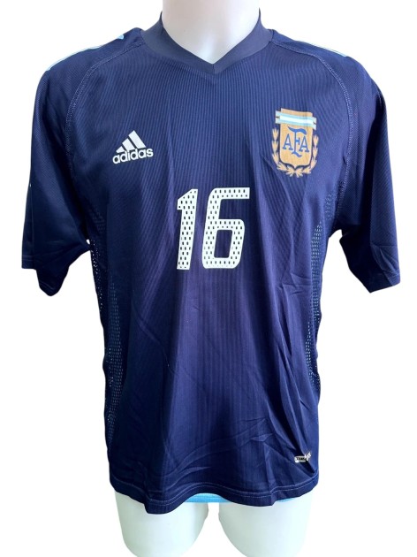Aimar's Match-Worn Shirt, Sweden vs Argentina FIFA World Cup 2002