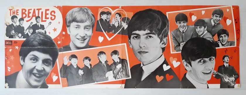 The Beatles British Dell Magazine 1964 Poster