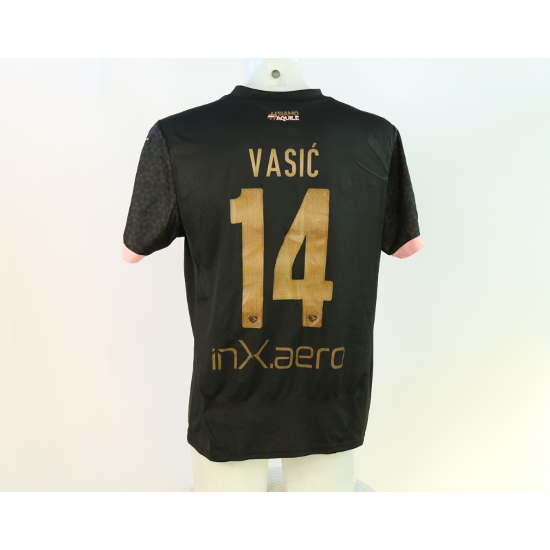 Vasic's Carrarese vs Palermo Unwashed Shirt, 2024