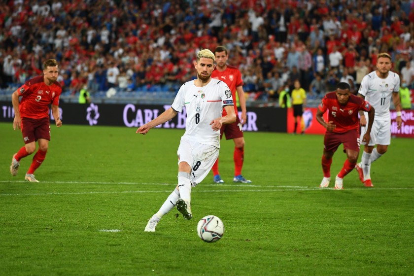 Jorginho's Match Shirt, Switzerland-Italy 2021