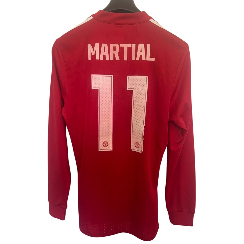 Martial's Manchester United Match-Issued Shirt, FA Cup 2017/18