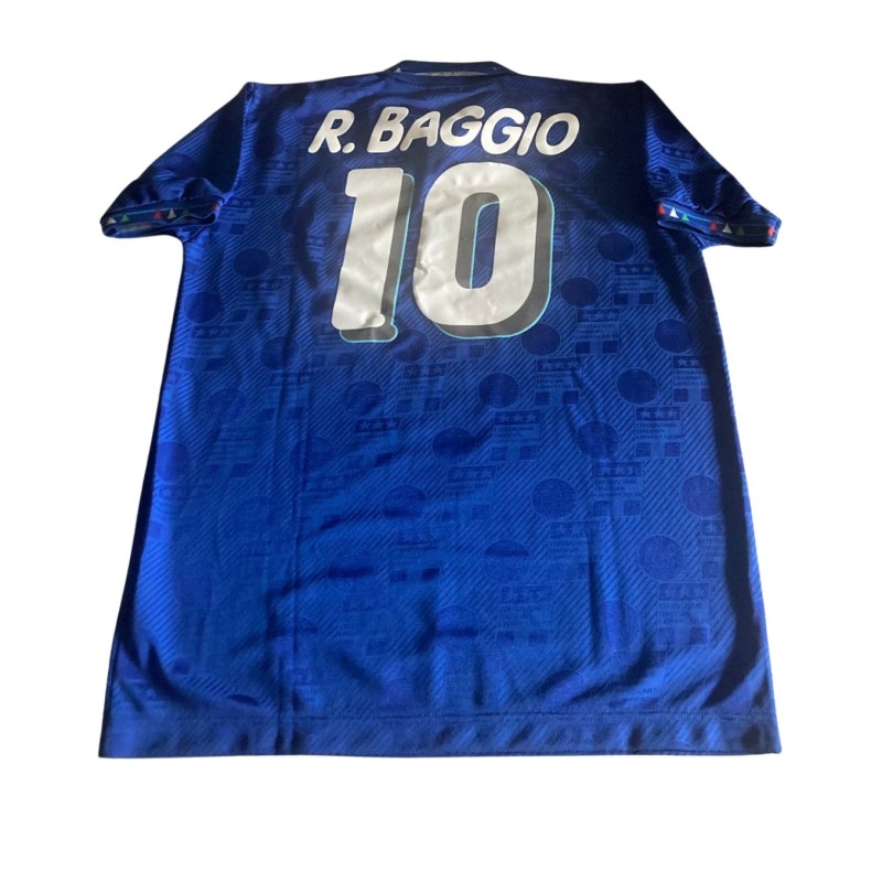 Baggio's Italy Match-Issued Shirt, WC 1994