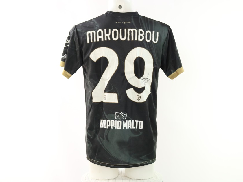 Makoumbou's Monza vs Cagliari Signed Unwashed Shirt, 2025