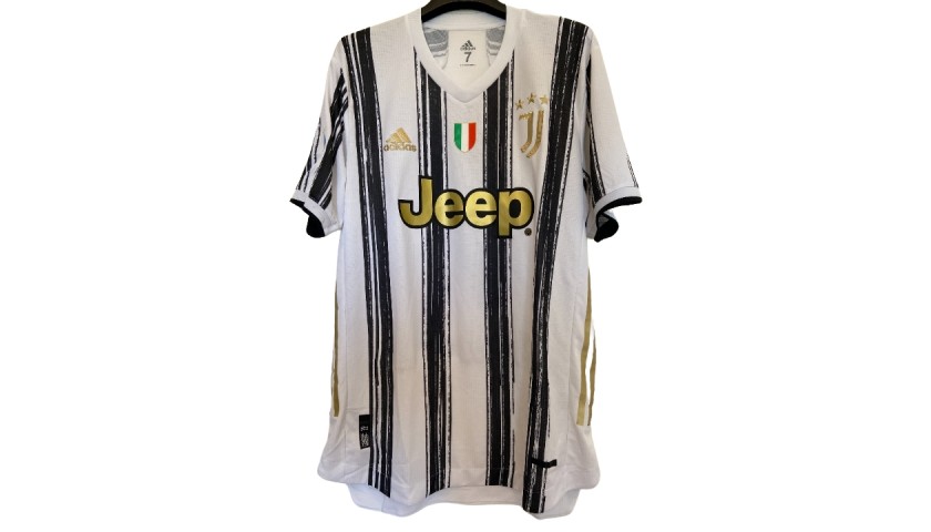 Maglia gara Ronaldo, Sassuolo-Juventus 2021 - CharityStars