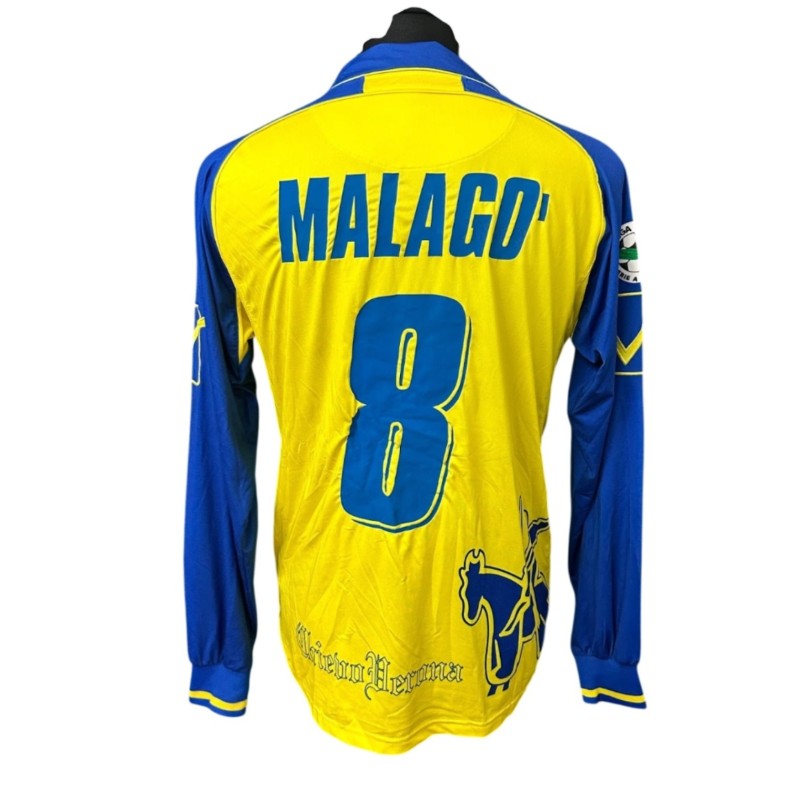 Malagò's Chievo Verona Match-Worn Shirt, 2009/10