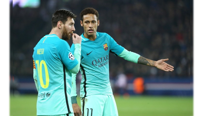 Neymar's Match Shirt, PSG-Barcelona 2017