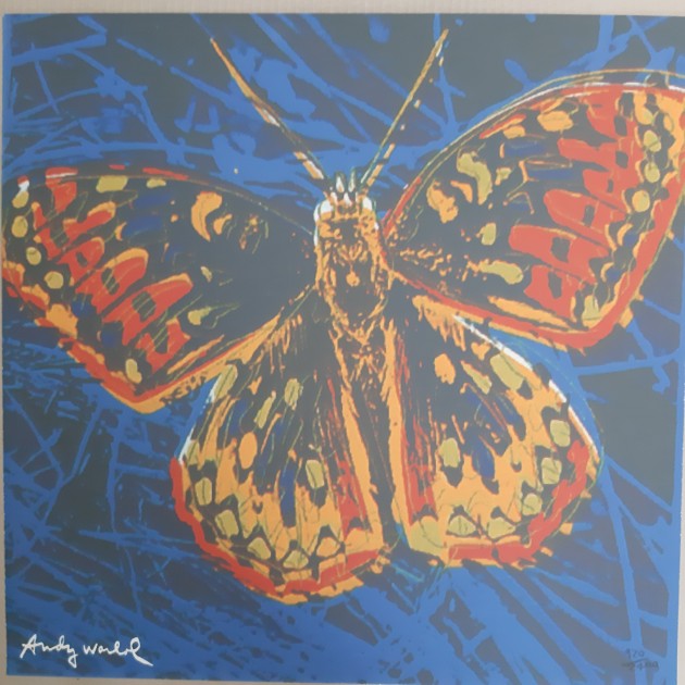 Butterfly by Andy Warhol - Signed