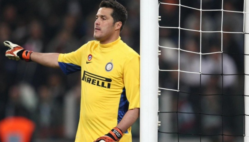 Julio Cesar's Inter Match-Issued Shirt, 2011/12