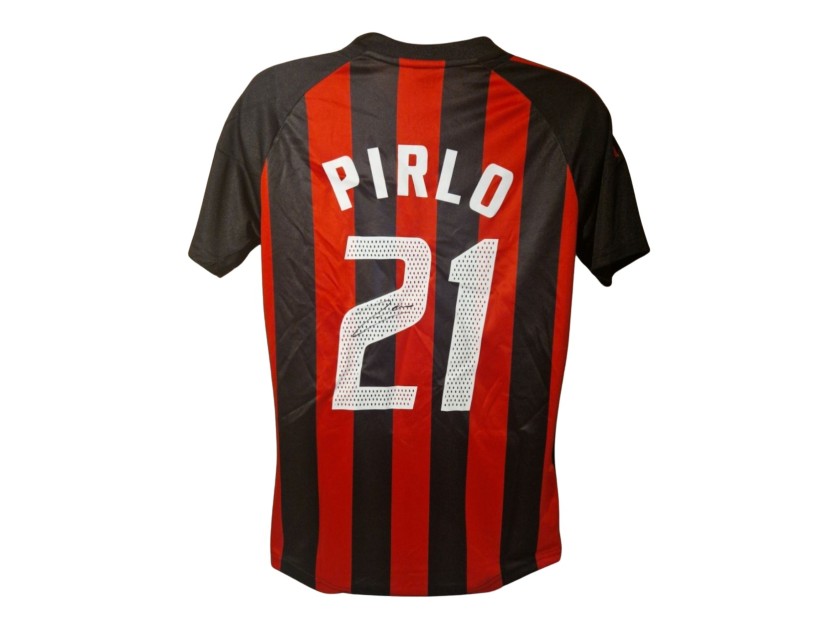 Andrea Pirlo A.C Milan Signed 02/03 Football Shirt